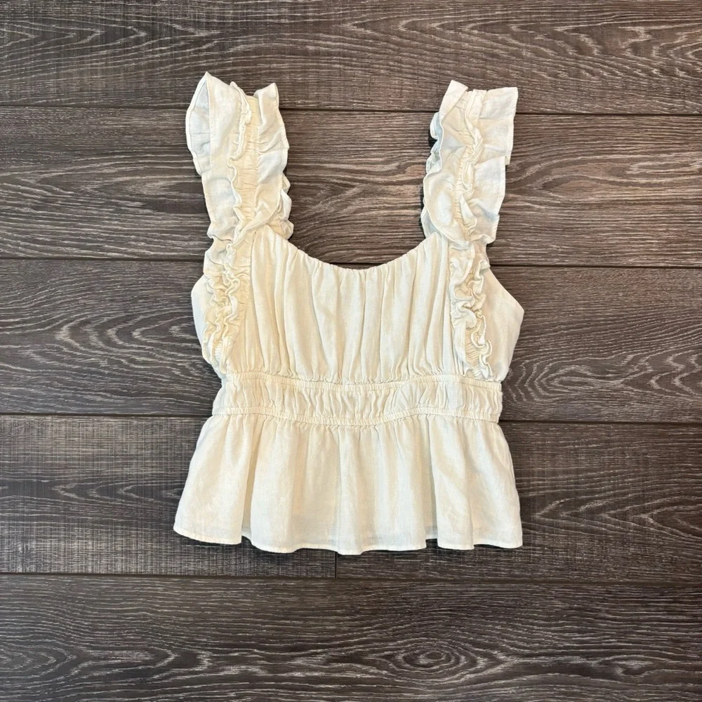 Abercrombie Ruffle Top - Picture 1 of 3